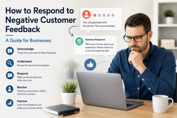 Image Alt Text: How to respond to negative customer feedback professionally