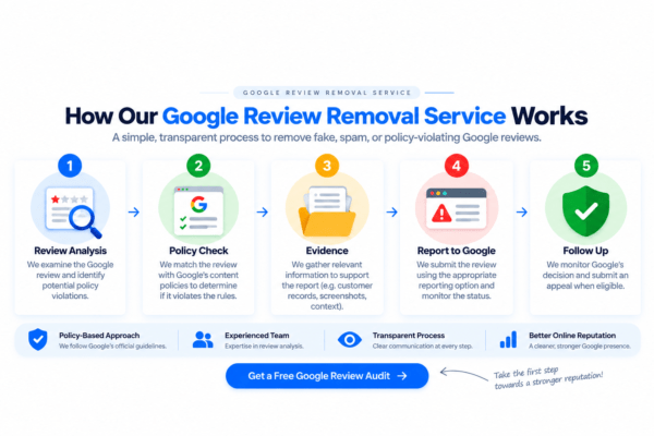 Google review removal service process